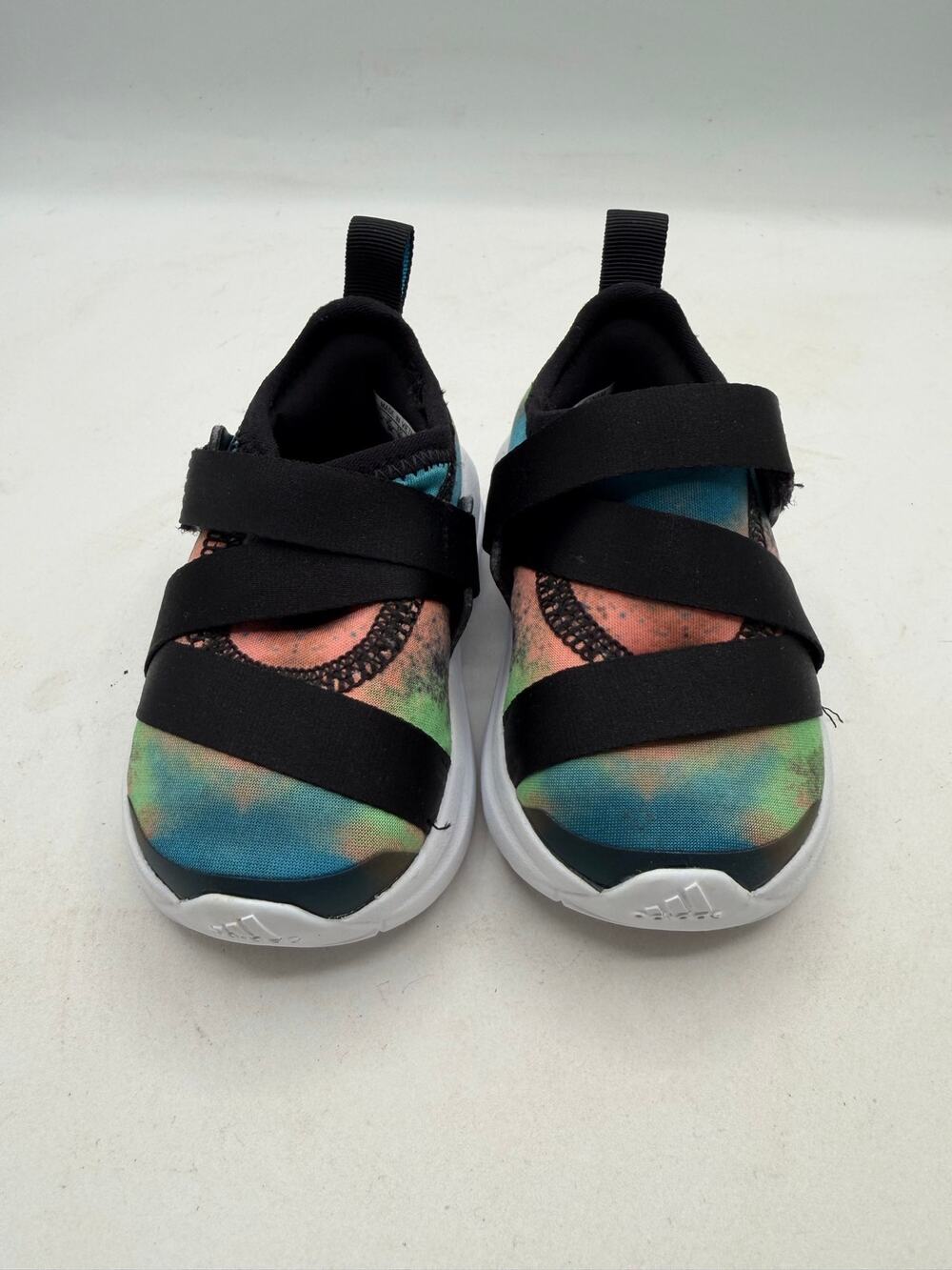 Adidas FortaRun X I Toddler Slip On Shoes - Tie Dye Print - Size 4K FY3866 -NIB